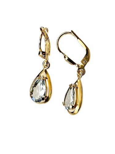 Earrings 7mm real blue - earrings,