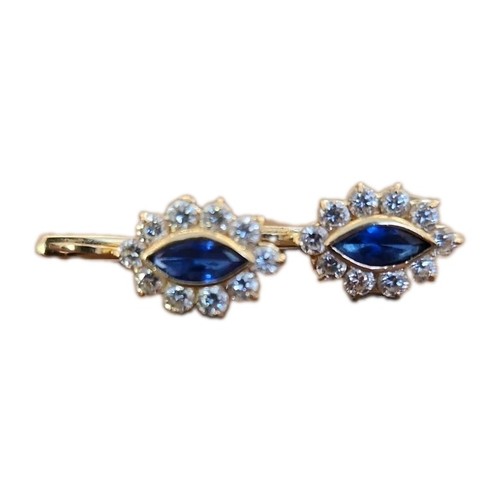 Earrings drop - , yellow