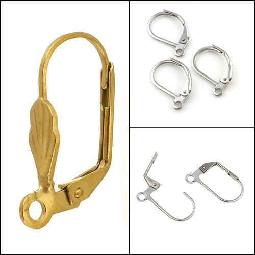 Edelstahl ohrhaken klappbügel - ohrhaken,