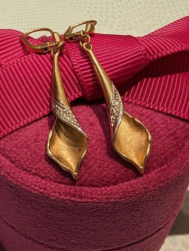 Earrings women 333 gold - , white