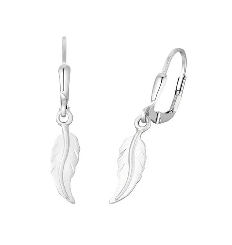 Ladies bridal feather drop - ladies,