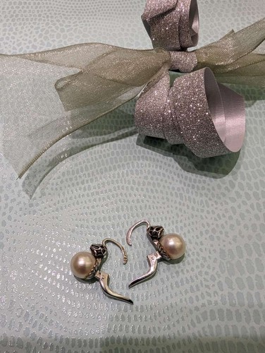 Earrings 750 white - , gold