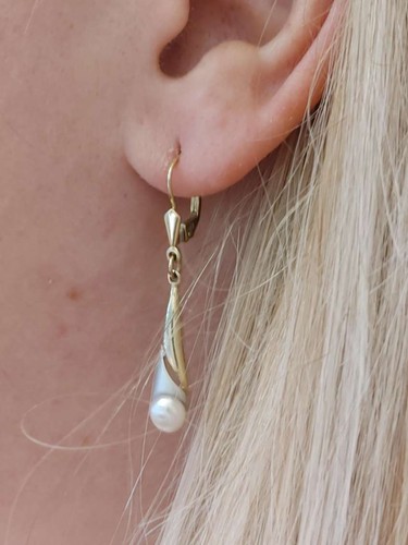 Binder earrings 333 - , gold