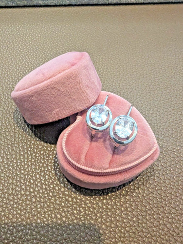 925 silver earrings with - 925,